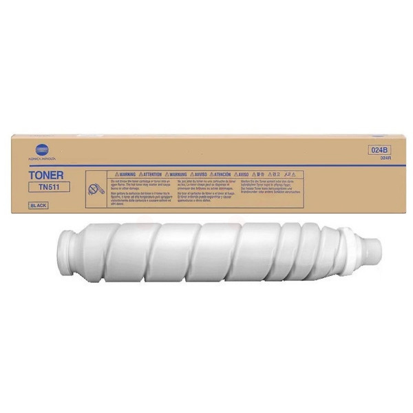Konica Minolta 024B/TN-511 Toner black, 32.200 pages/6% 1600 grams for KM bizhub 360