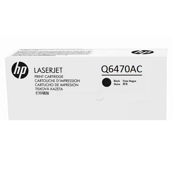 picture HP Q6470AC/501A Toner cartridge black Contract, 6.000 pages/5% for HP Color LaserJet 3600/3800