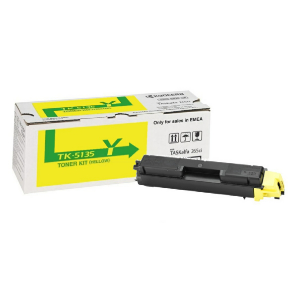 picture Kyocera 1T02PAANL0/TK-5135Y Toner-kit yellow, 5.000 pages/5% for KM TASKalfa 265 ci