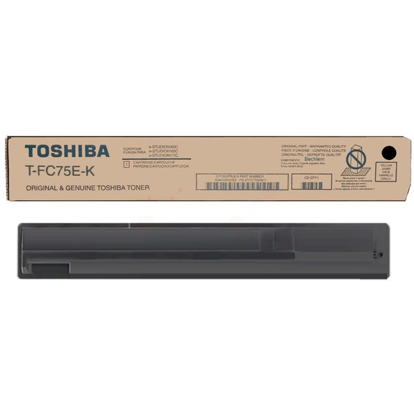 Toshiba 6AK00000252/T-FC75EK Toner black, 92.900 pages/5% for Toshiba E-Studio S 5560
