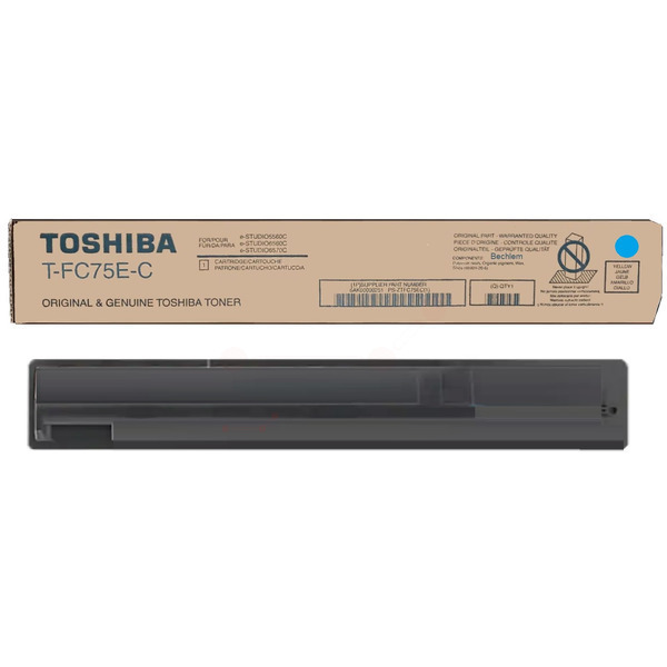 Toshiba 6AK00000251/T-FC75EC Toner cyan, 35.400 pages/5% for Toshiba E-Studio S 5560