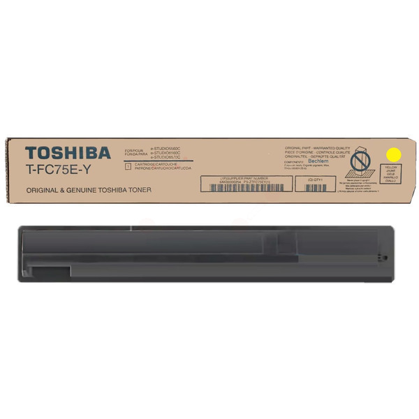 Toshiba 6AK00000254/T-FC75EY Toner yellow, 35.400 pages/5% for Toshiba E-Studio S 5560