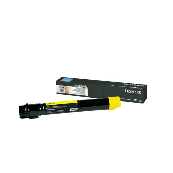 Lexmark C950X2YG Toner yellow, 22.000 pages ISO/IEC 19798 for Lexmark C 950