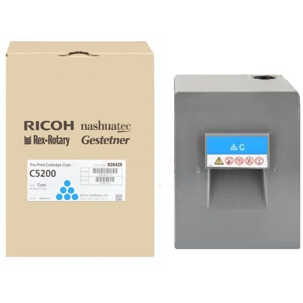Ricoh 828429 Toner cyan, 24.000 pages for Ricoh Pro C 5120