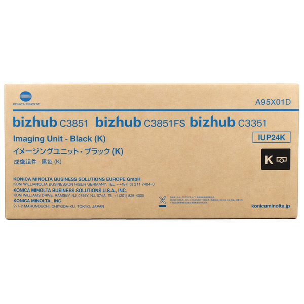 Konica Minolta A95X01D/IUP-24K Drum unit black, 60.000 pages for KM Bizhub C 3351