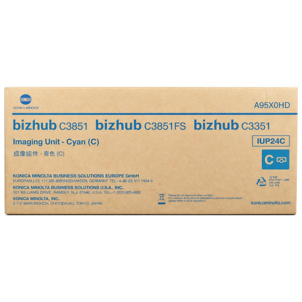 Konica Minolta A95X0HD/IUP-24C Drum unit cyan, 50.000 pages for KM Bizhub C 3351