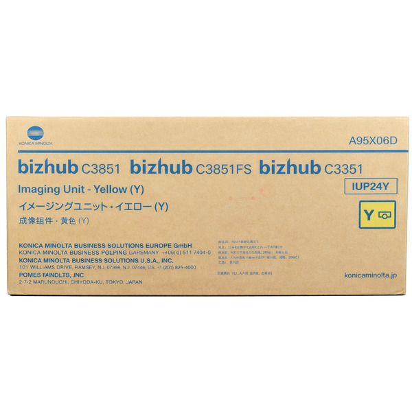 Konica Minolta A95X06D/IUP-24Y Drum unit yellow, 50.000 pages for KM bizhub C 3351