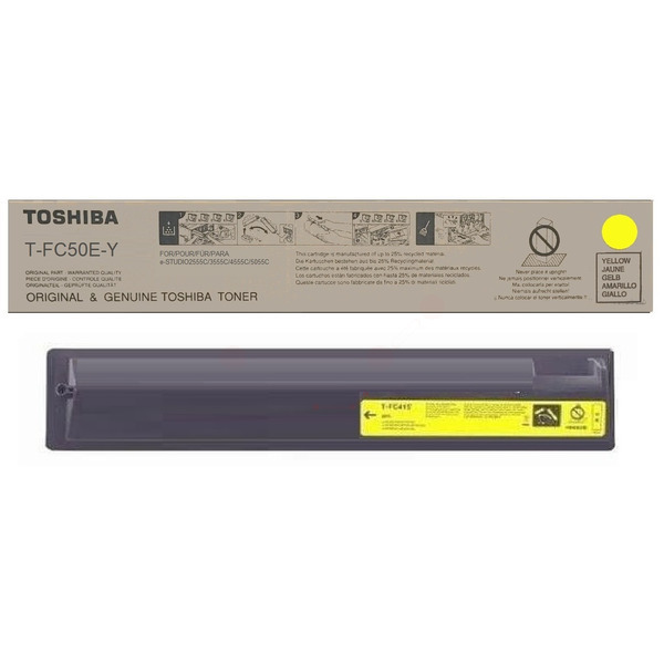 Toshiba 6AJ00000111/T-FC50E-Y Toner yellow, 33.600 pages for Toshiba E-Studio 2555