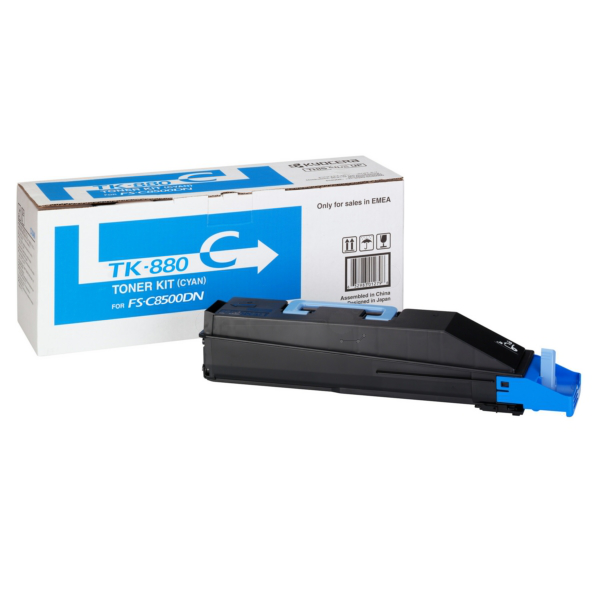 picture Kyocera 1T02KACNL0/TK-880C Toner cyan, 18.000 pages ISO/IEC 19798 for Kyocera FS-C 8500
