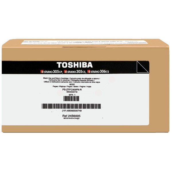 picture Toshiba 6B000000749/T-305PK-R Toner black return program, 6.000 pages for Toshiba E-Studio 305 CS