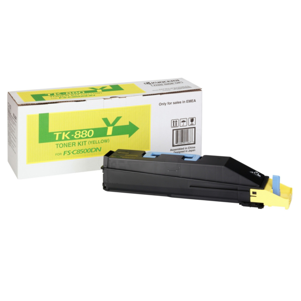 picture Kyocera 1T02KAANL0/TK-880Y Toner yellow, 18.000 pages ISO/IEC 19798 for Kyocera FS-C 8500