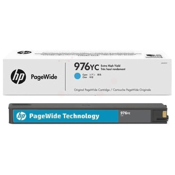 HP L0S29YC/976YC Ink cartridge cyan extra High-Capacity Contract, 16.000 pages ISO/IEC 19798 for HP PageWide P 55250/Pro 577