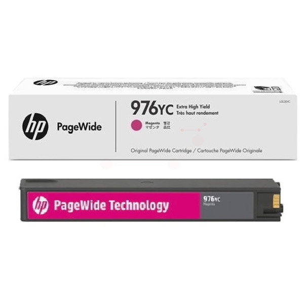 HP L0S30YC/976YC Ink cartridge magenta extra High-Capacity Contract, 16.000 pages ISO/IEC 19798 for HP PageWide P 55250/Pro 577