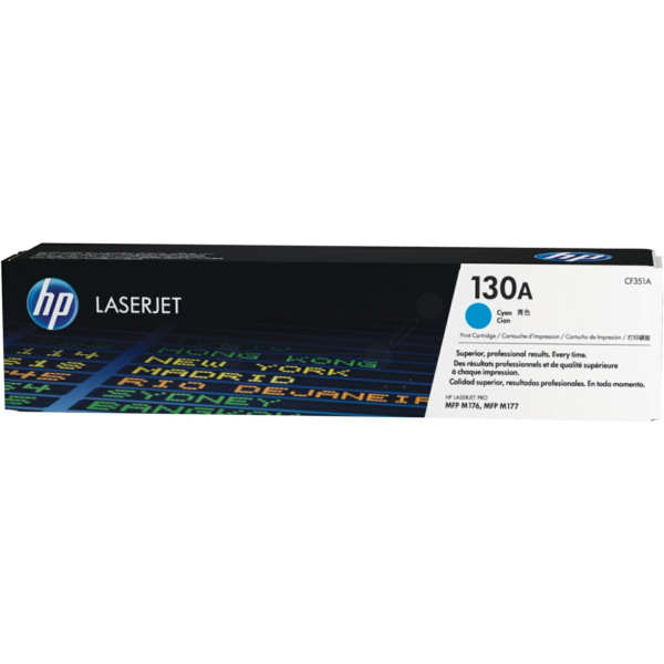 HP CF351A/130A Toner-kit cyan, 1.000 pages ISO/IEC 19798 for HP Color LaserJet M 177