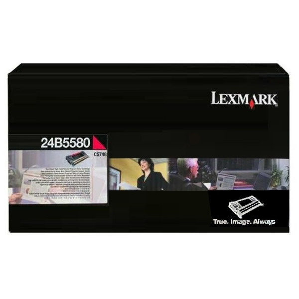 Lexmark 24B5580 Toner cartridge magenta, 10.000 pages for Lexmark CS 748