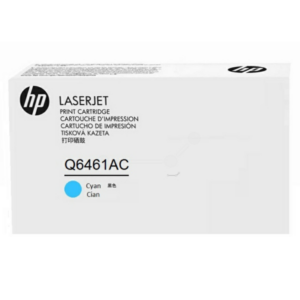 HP Q6461AC/644A Toner cartridge cyan Contract, 12.000 pages/5% for HP Color LaserJet 4730