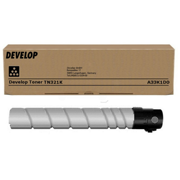 Develop A33K1D0/TN-321K Toner black, 27.000 pages/5% for Develop Ineo + 224