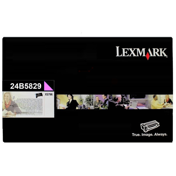 Lexmark 24B5829 Toner cartridge magenta, 18.000 pages for Lexmark CS 796