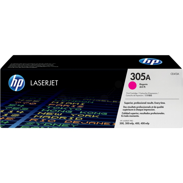 HP CE413A/305A Toner cartridge magenta, 2.600 pages ISO/IEC 19798 for HP LaserJet M 375