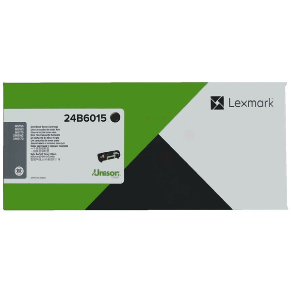 Lexmark 24B6015 Toner-kit black, 35.000 pages for Lexmark M 5155