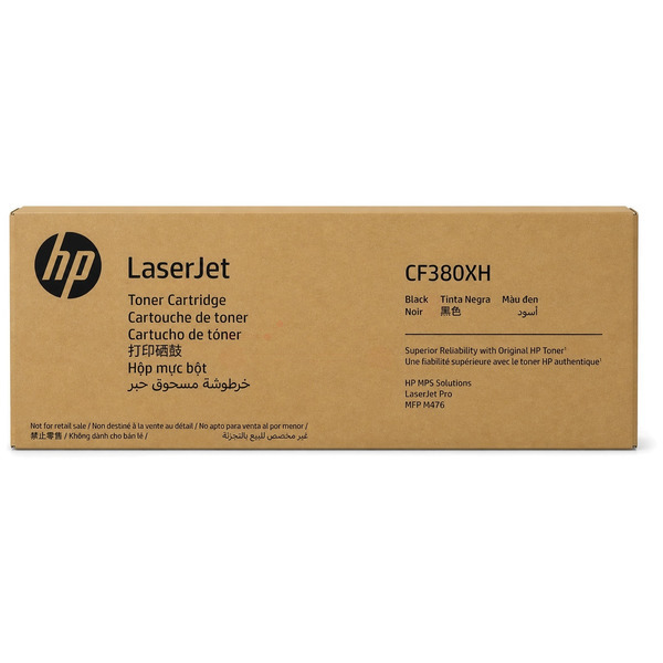 picture HP CF380XH/312X Toner cartridge black Contract, 4.400 pages ISO/IEC 19798 for HP CLJ Pro M 476