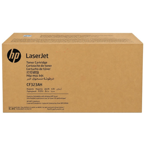 picture HP CF323AH/653A Toner cartridge magenta Contract, 16.500 pages ISO/IEC 19798 for HP Color LaserJet M 680