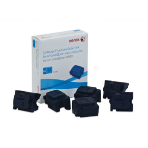 picture Xerox 108R01026 Dry ink in color-stix cyan, 6x2.800 pages Pack=6 for Xerox ColorQube 8900