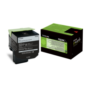 Lexmark 70C2XK0/702XK Toner-kit black extra High-Capacity return program, 8.000 pages ISO/IEC 19798 for Lexmark CS 510