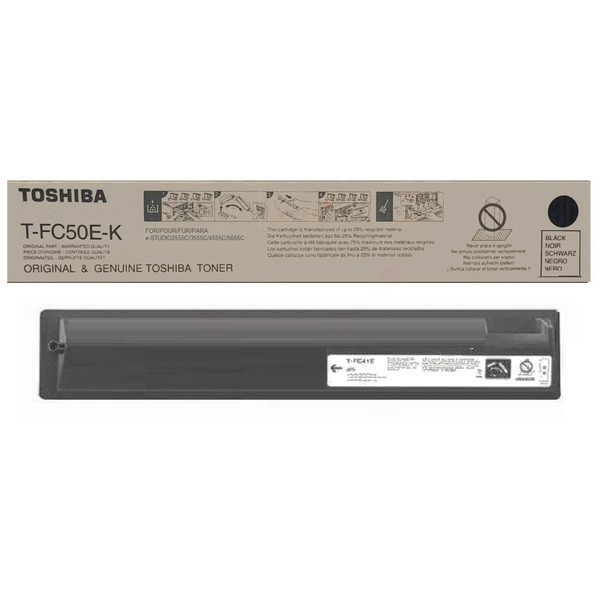 Toshiba 6AJ00000114/T-FC50E-K Toner black, 38.400 pages for Toshiba E-Studio 2555