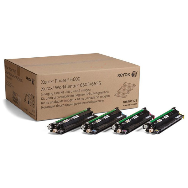 Xerox 108R01121 Drum kit multi pack Bk,C,M,Y, 4x60.000 pages ISO/IEC 19752 Pack=4 for Xerox Phaser 6600/VersaLink C 400