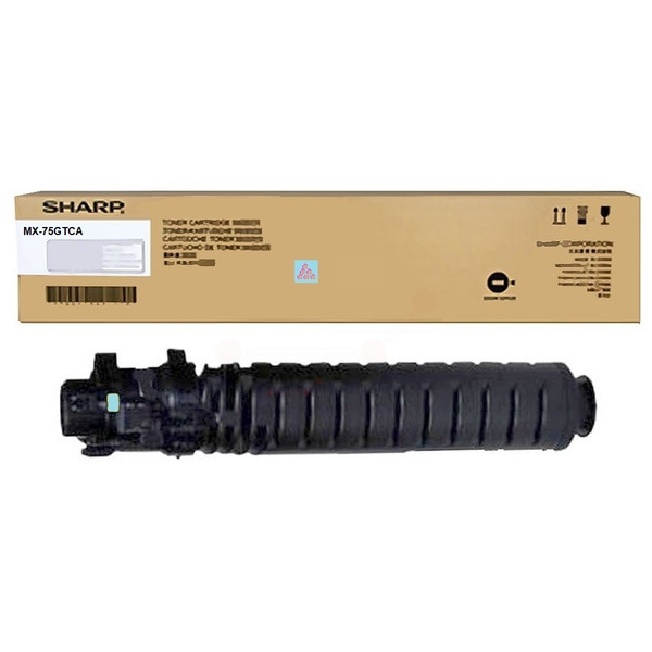 Sharp MX-75GTCA Toner cyan, 60.000 pages for Sharp MX-6500 N