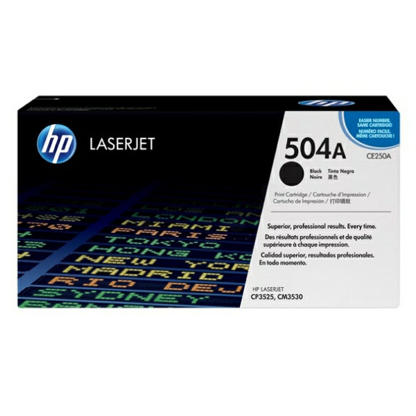 HP CE250A/504A Toner cartridge black, 5.000 pages ISO/IEC 19798 for HP CLJ CP 3525