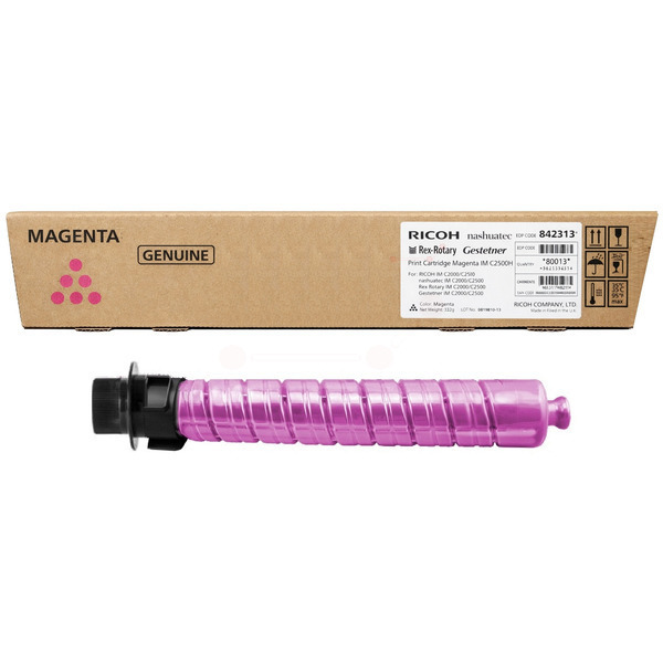 Ricoh 842313 Toner magenta, 10.500 pages ISO/IEC 19752 for Ricoh IM C 2000