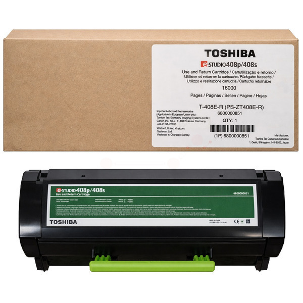 Toshiba 6B000000851/T-480E-R Toner-kit return program, 3.000 pages for Toshiba E-Studio 408