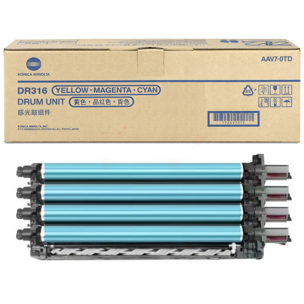 Konica Minolta AAV70TD/DR-316C Drum kit color, 105.000 pages for KM bizhub C 250 i