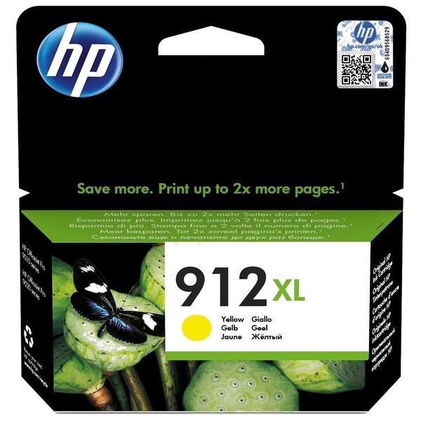 picture HP 3YL83AE/912XL Ink cartridge yellow high-capacity, 825 pages 9.9ml for HP OJ Pro 8010/e/8020