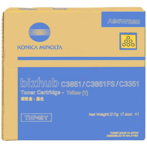 Konica Minolta A95W250/TNP-49Y Toner yellow, 12.000 pages for KM Bizhub C 3351