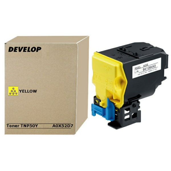Develop A0X52D7/TNP-50Y Toner-kit yellow, 5.000 pages for Develop Ineo + 3100