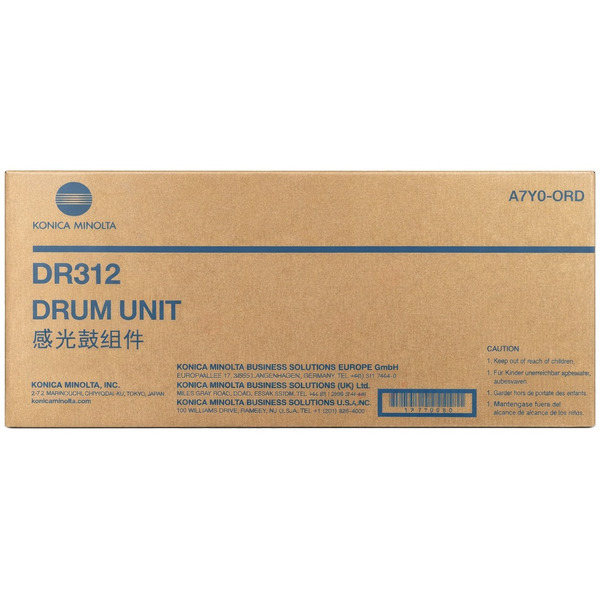 Konica Minolta A7Y00RD/DR-312K Drum unit, 80.000 pages for KM Bizhub 227