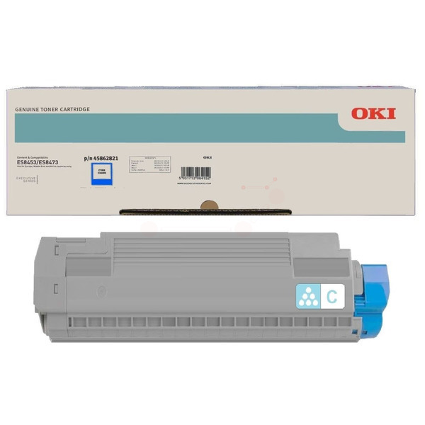 OKI 45862821 Toner-kit cyan, 10.000 pages ISO/IEC 19798 for OKI ES 8473