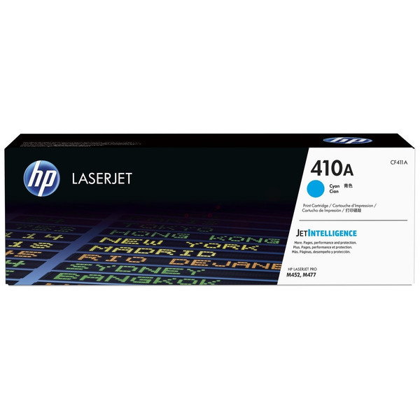 HP CF411A/410A Toner cartridge cyan, 2.300 pages ISO/IEC 19798 for HP Pro M 452