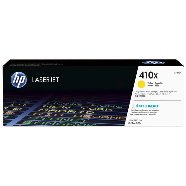 HP CF412X/410X Toner cartridge yellow high-capacity, 5.000 pages ISO/IEC 19798 for HP Pro M 452