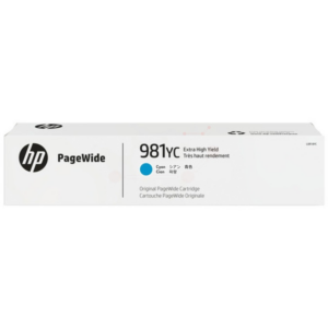 HP L0R17YC/981YC Ink cartridge cyan Contract, 16.000 pages ISO/IEC 19752 183ml for HP PageWide E 58650