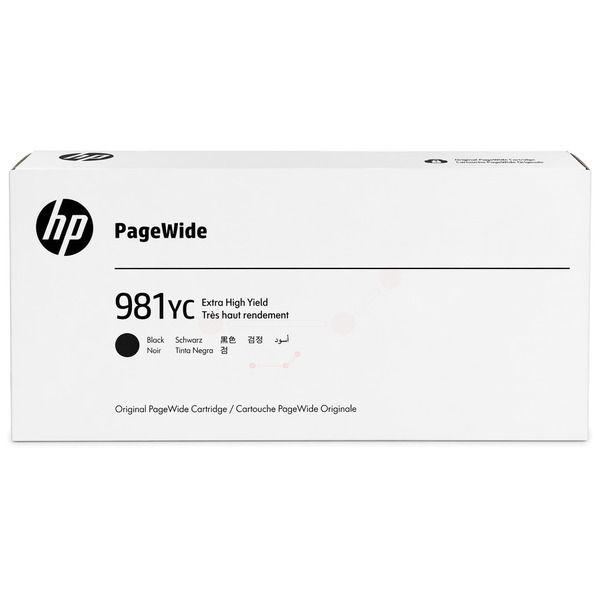 HP L0R20YC/981YC Ink cartridge black Contract, 21.000 pages 345ml for HP PageWide E 58650