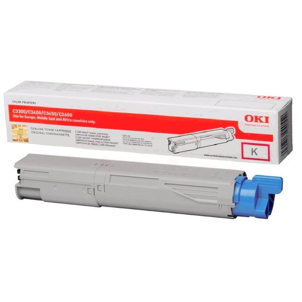 OKI 43459332 Toner black, 2.500 pages/5% for OKI C 3300/3400/3450/3600