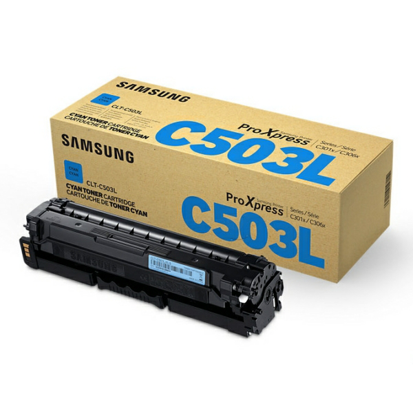HP SU014A/CLT-C503L Toner cartridge cyan, 5.000 pages ISO/IEC 19798 for Samsung C 3010