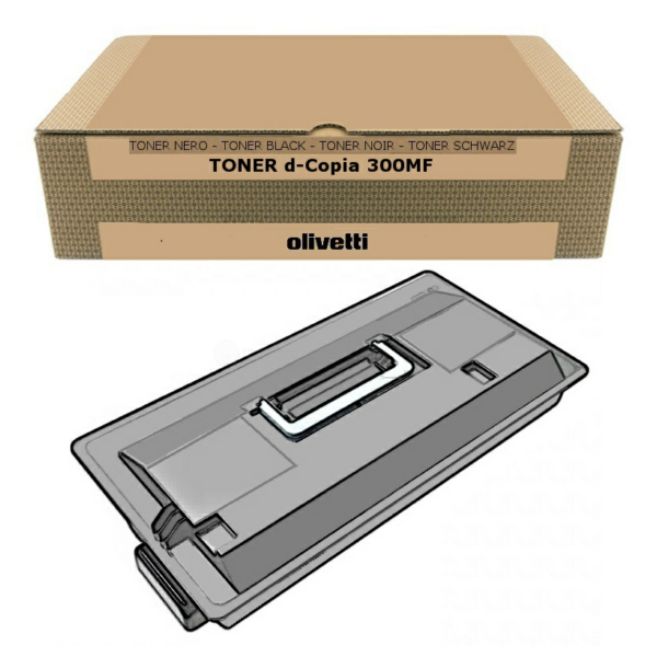 Olivetti B0567 Toner black, 34.000 pages/5% for Olivetti d-Copia 300