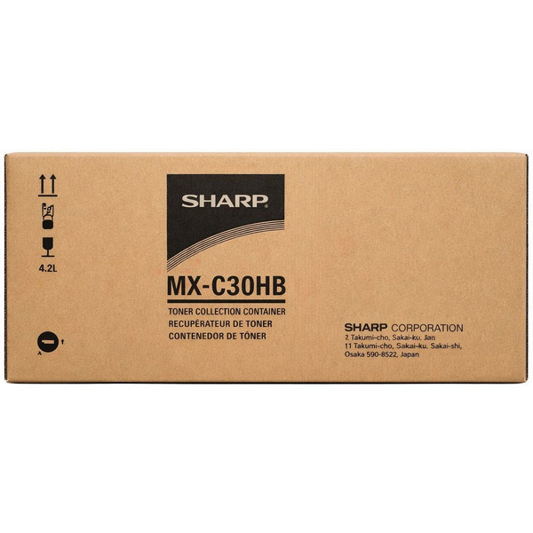 Sharp MXC-30HB Toner waste box, 8.000 pages for Sharp MX-C 250 F
