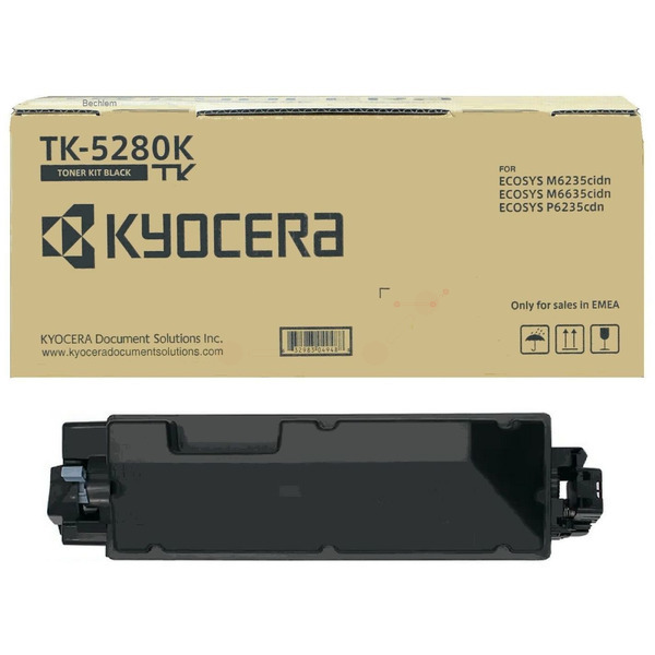Kyocera 1T02TW0NL0/TK-5280K Toner-kit black, 13.000 pages ISO/IEC 19752 for Kyocera P 6235