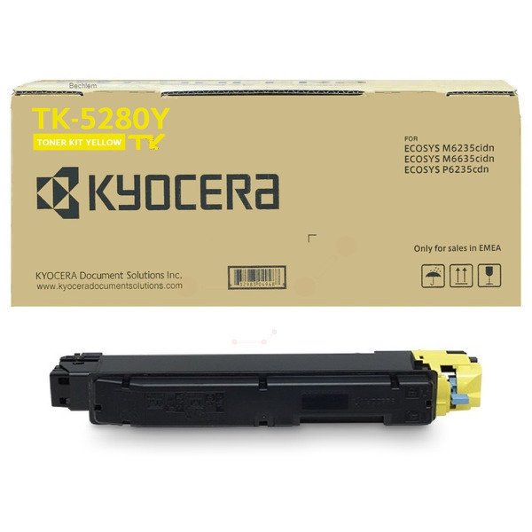 picture Kyocera 1T02TWANL0/TK-5280Y Toner-kit yellow, 11.000 pages ISO/IEC 19752 for Kyocera P 6235